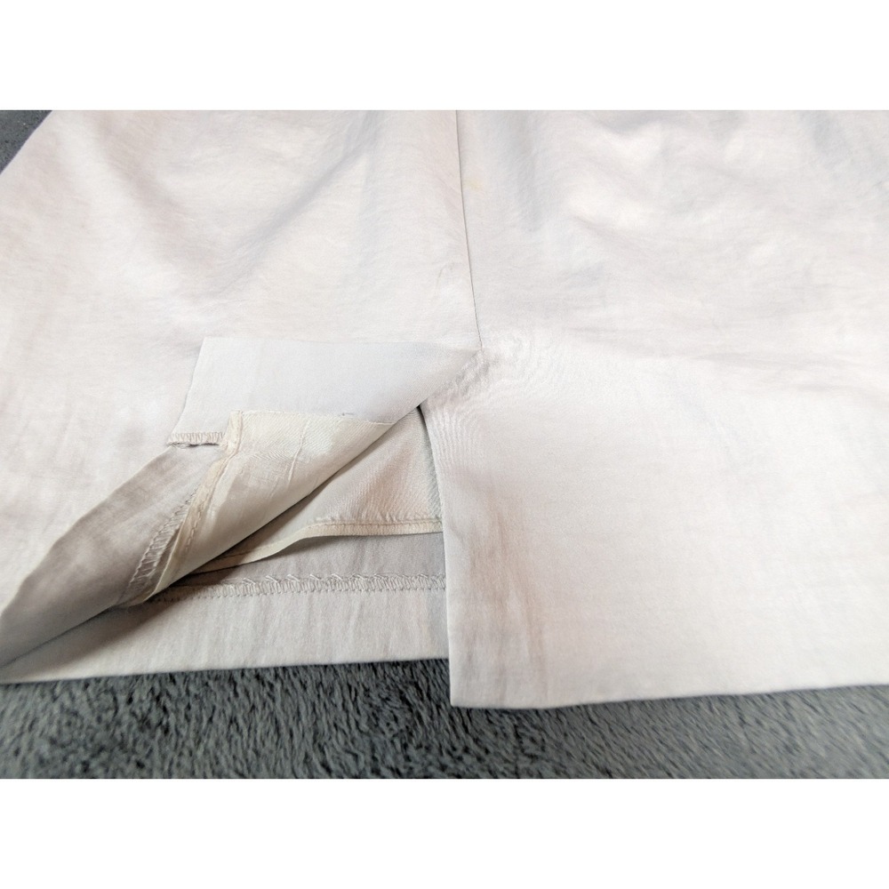 Chicos XL Silver Satin Quiet Luxury Romantic Feminine Dress Minimalist Cargo GUC - Picture 6 of 13